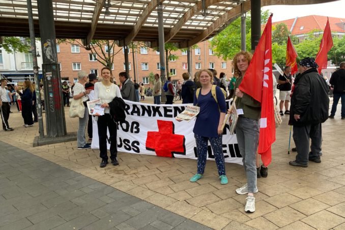 Protest Hamburg Krankenhausschließung